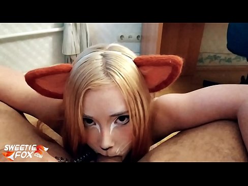 ❤️ Кицунэ заглотить хуй и сперма в рот ❌ Порно у нас ️